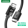 UGREEN HDMI 2.0 Cable 4K/60Hz HDMI to HDMI Cable for RTX 3080 PS4 Xbox Smart Box HDMI Splitter HDMI Switch Monitor Projector 4K 3D Video Cable. 