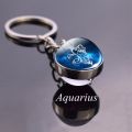 12 Constellation Astrology Keychain Zodiac Key Chain Scorpio Sagittarius Capricorn Aquarius Pisces Aries Taurus Birthday Gifts. 