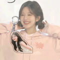 [ New ] Zhao Lusi Acrylic Keychain Peripheral Double-Sided Support Fans Girl Heart Girlfriends Classmates Schoolbag Pendant Pendant. 