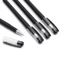 GP-380 Black Matte Gel Pen Carbon Rollerball Pen Three Color Bullet Water-based Office Study Exam Wholesale. 