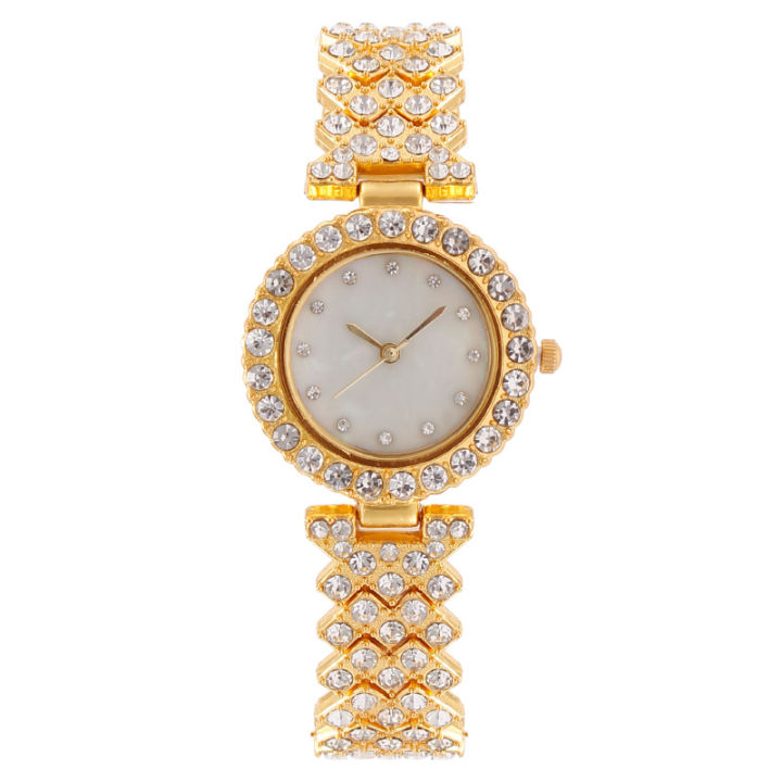 Lanz Foreign TradeNew Diamond Fashion Diamond-Embedded Shell Surface Girls Watch Women's Watch Bracelet Manufacturer One Piece Dropshipping-waterproof fashion wrist watches business luxury watch