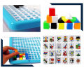 Educational 3D Mosaic Puzzle Game for Kids - 490pcs Multi-Color Creative Pattern with Cards. 