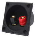 New Square Board Binding Post Speaker Box Terminal Cup Wire Cable Box Connector. 