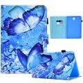 For Samsung Galaxy Tab A 8.0 T350 Sewing Pen Slot Leather Tablet Case. 