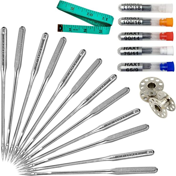 Sewing Machine Needles,Pack of 50, for Singer,Brother,Janome, Varmax and Home Sewing Machines.Universal Standard Needles