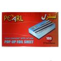 Pop-Up Foil Sheets Aluminium Foil Sheets, Pop-Up Dispenser, for Hair Color Application and Highlighting, Food Safe, 8" W x 10" L, 100-Count. 