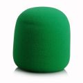 【HOT】 7X3.5Cm Black Microphone Windscreen Foam Cover Thick Mic Covers Foam Mic Pop Filter For Studio Interview Karaoke DJ (10 Colors). 