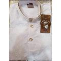 Kids Stylish High Quality Kurta & Shlwar suit-White Chicken -2 to 12 Years. 