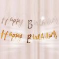 Large Happy Birthday Banner Bunting Hang Party Decor Banner Party Decorations. 