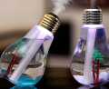 Bulb Humidifier / Aroma Diffuser / Air Purifier - Original Product (With Colorful Changing Lights). 