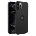 iPhone 12 Pro Max Matte Black Soft Silicone Flexible TPU Slim Back Cover Shockproof Protective Case. 