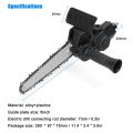 Electric Drill Attachment - Electric Chainsaw Accessory Modified To Electric Chainsaw Tool Set Woodworking Cutting Tool. 