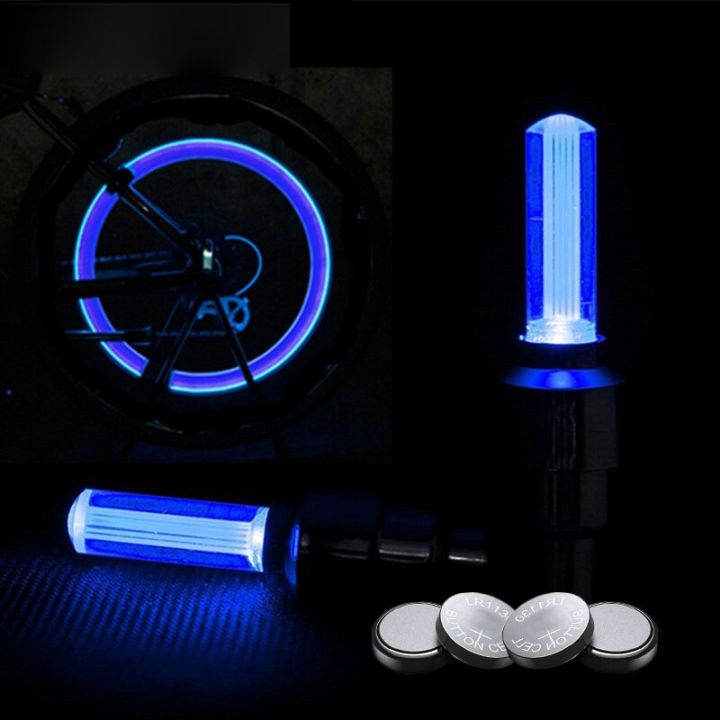 4 Pcs- Tire tyre light LED Bike Lights,Car Light Wheel Tire Caps Bike Accessories Cycling Lantern