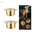Korean Noodle Pot Cooker Fast Heating Stainless Steel Multipurpose Ramen Cooking Pot Instant Noodles Pot for Kitchen Picnic Soup Stew Hiking. 