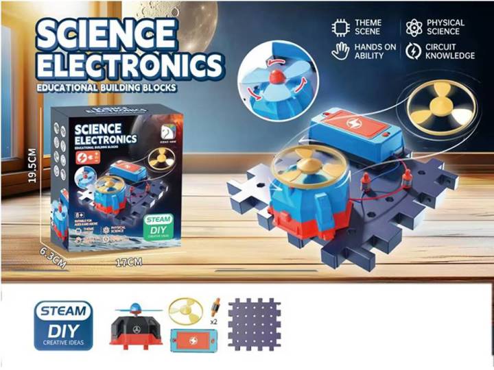 Electronic Building Blocks Experiment Kit – STEM Physics Circuit Set ...
