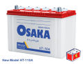 Osaka Battery- High Tech Series New Model -HT-110A -12Volt - 70AH -11 Plate - Deep Cycle Lead Acid Battery –Super Storage Battery 1 Year Warranty  6 Month Free Replacement. 