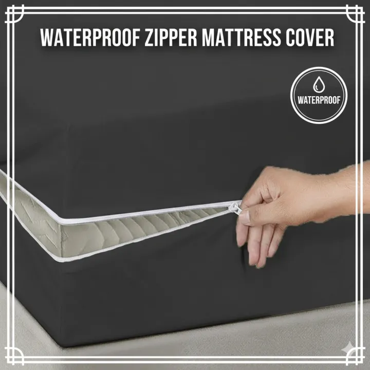 Waterproof%20Mattress%20Cover%206%20Sided%20Waterproof%20Mattress%20Protector%20Zippered%20Bed%20Bug%20Encasement%20%20Anti%20Allergy%20Non%20Noisy%20Hypoallergenic%20Bed%20Cover%20(/King)%20-%20Image%202