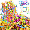 DIY Intelligent Blocks Smart Stick Toy Pack - STEM Educational Building Blocks Set for Kids - Smart City Construction, Different Shapes, and Interlocking Pieces - Creative Puzzle and Engineering Kit (101 PCS / 300 PCS / 120+ PCS). 