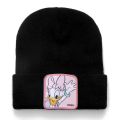High Quality Brand Anime Cartoon Beanie Cotton Casual Beanies for Men Women Warm Knitted Winter Hat Fashion Solid Unisex Cap. 