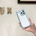 100% Quality+COD Cute Kawaii Cat Ears Transparent Phone Case for iPhone 15 14 13 12 Pro Max Shockproof Back Cover for Girl Gift. 