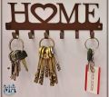 Elegant Decorative Key Holder for Wall Mount, Rust-Resistant Metal Wall Hanger for Home, Office, Shops & Kitchen Hanger. 