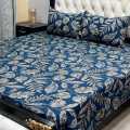 Bed Sheets King Size double bed Export Quality, Color Warranty, 3 pieces One bed sheet 2 pillow cover. 