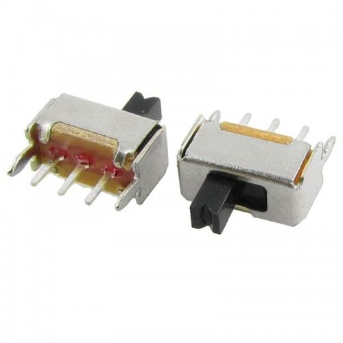 Mini Slide Switch On-Off 2Position Micro Slide Toggle Switch Miniature Horizontal Slide Switch SMD 7 Pin