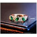 【wholesle668 Store】2 Pcs Best Luxury Women Ladies Rhinestone Crystal Finger Dazzling Ring Jewelry. 