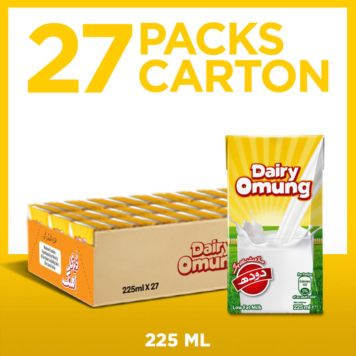 Dairy Omung 225 ml Carton (Pack of 27)
