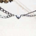 Broken Heart Love Magnetic Bracelet for Men and Women & Girl, Bracelet for fashion lover attracting silver couple bracelets. 