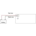 Battery Capacity Monitor,10-100V Battery Meter, 12V 24V 48V Percentage Voltage Fahrenheit Temperature Indicator Meter - black. 