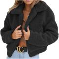 2020 Women Thick Warm  Bear Pocket Fleece Jacket Coat Zip Up Outwear Overcoat Winter Soft Jacket Female Plush Coat Elegant. 