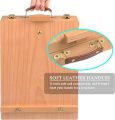 Portable Painting Storage Box Easel Beechwood Easel Box Adjustable Table Ske.tch Box Easel Wooden Artist Storage Case Easel for Drawing, Painting. 
