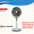 Royal Fans Standing/Pedestal TCP Louver Fan - Copper Winding - 14 Inch. 