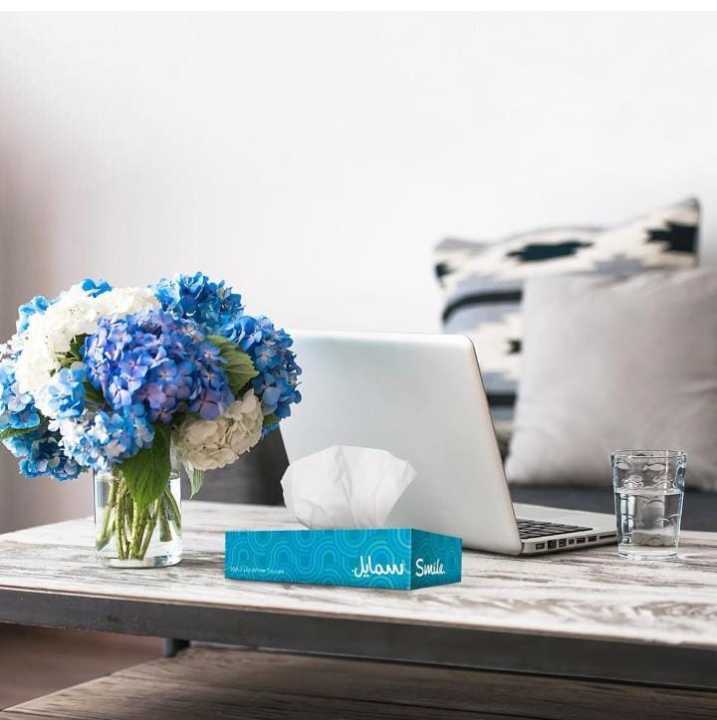 Smile%20Classic%20Pop%20Up%20Sterilized%20White%20Facial%20Tissues%20(150*2ply)%20300%20Sheets,%20Single%20Pack%20-%20Image%202