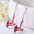 Drop Earrings Punk Style Horrible Blood Scissors Hook Earrings. 