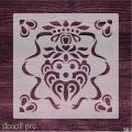Modern Bohemian Dreams Pattern Layering Stencil Wall Painting Scrapbook Coloring Embossing Album Decorative Template Diy. 