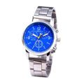 Classic Luxury Watch for Men / Boys With Silver Hand/Wrist Bracelet Chain. 