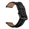 22mm Genuine Leather straps for Samsung Galaxy Watch 3 45 / 46mm Huawei GT / GT2  Watch Amazffit GTS / PACE Universal cowhide Watchband. 