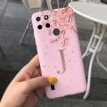 25Y back cover ealme TPU phone 26 letters meC21 case Real21Y phone for Realme CY Cute cover silicone soft case for RC21 C 21 Y C bumper. 