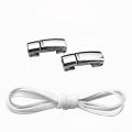 New Lock Clip Shoelaces Shoe Accessories Durable Elastic Shoe Laces Save Time Metal Shoe String Buckle Sneaker. 