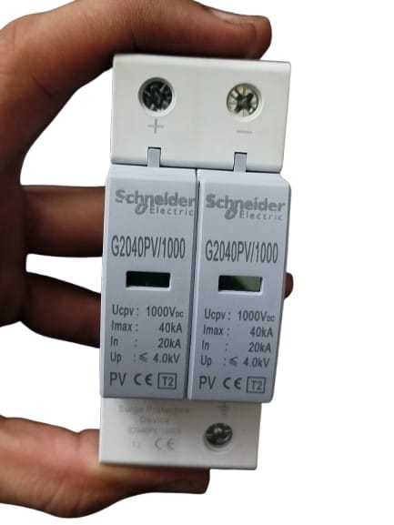 2pole Schneider DC SPD 1000V DC 40KA ( solar panal )