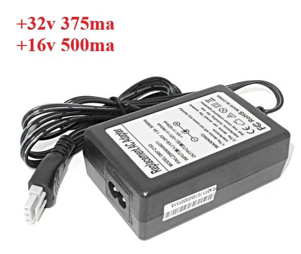 32V 16V AC Power Adapter for HP Deskjet & Photosmart Printers | Printer power adapter for HP Deskjet D1420, D2560, D4360, F2180, F4180, Photosmart C4280, C4340 Series