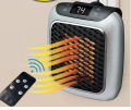 Electric Heater Portable Heater Plug in Wall Heating 800w Mini Fan Heater Space Heater Powerful Warm Air Blower Fast Heating PTC Heating Warming by Swift Decor. 