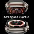 Original KD99 Ultra Smart Watch 8 Ultra Men Women NFC Bluetooth Call Wireless Charger Fitness Smartwatch For Android IOS Band | KD 99 Smart Watch. 