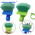 Dental Endo File Block Endo File Holder Rulers Root Canal Finger Ring Endodontic Finger Measuring Instruments Cleaning Sponge. 