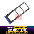 Tecno Pop 5 Lite SIM Tray Sim Jacket Sim Slot Sim Door For Tecno Pop 5 Lite - Blue. 