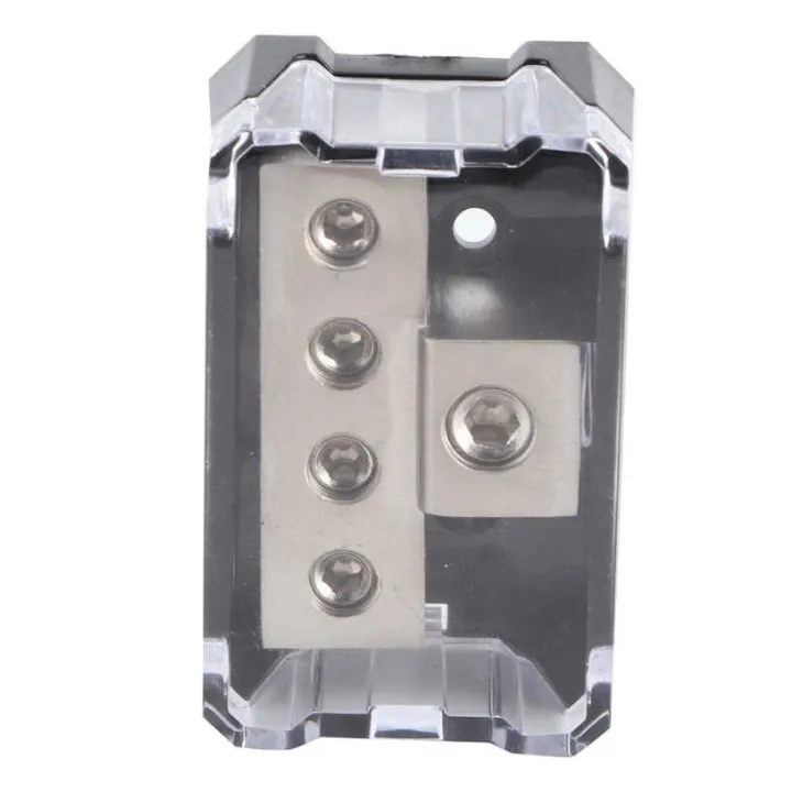 Distribution%20Block%20Durable%201%20Way%20In%204%20Ways%20Out%204/8/10%20Gauge%20Wire%20Output%20Ground%20-%20Image%209