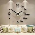 Wooden 3D Bird Wall Clock for Home, Living Room, Office, Gift Decoration. 