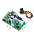 DC10-60V DC motor speed regulator 12V 24V 36V 48V High power drive module PWM controller 20A current regulator. 